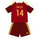 Tanie Strój piłkarski AS Roma Donyell Malen #14 Koszulka Podstawowej dla dziecięce 2026-27 Krótkie Rękawy (+ szorty)